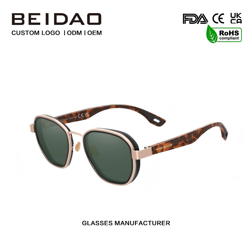 클래식 반사 알루미늄 편광 선글라스