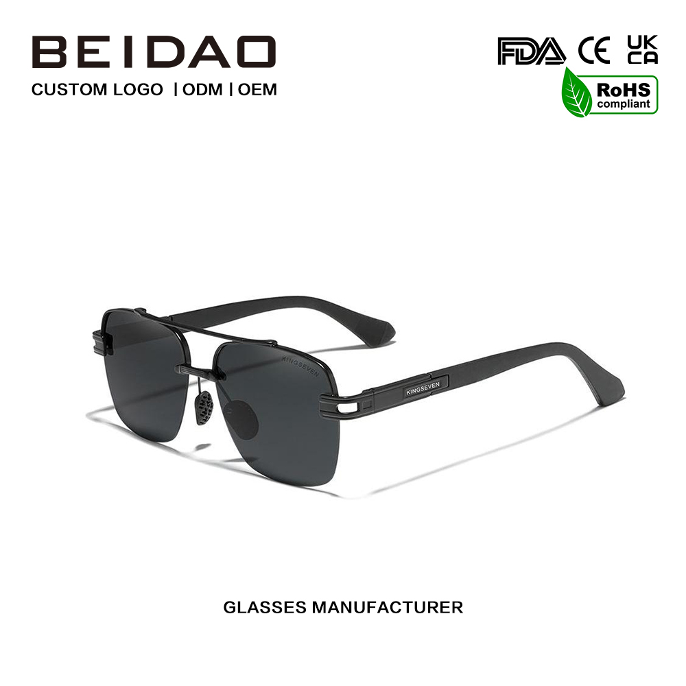 다채로운 복고풍 편광 선글라스